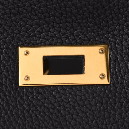 Hermes Taurillon Clemence Kelly Retourne 32 Black 24 of 36