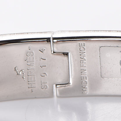 Hermes Enamel Narrow Clic Clac H Bracelet GM Bleu Cielo 5 of 5