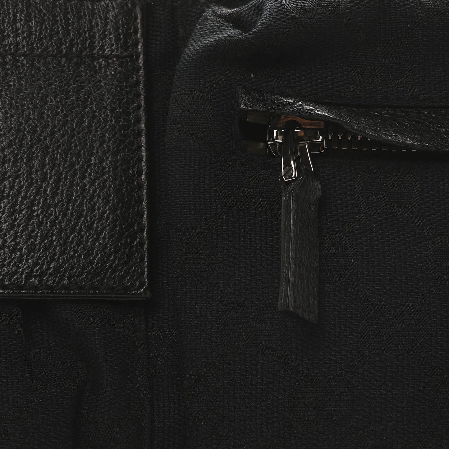 GG Monogram Double Pocket Belt Bag Black