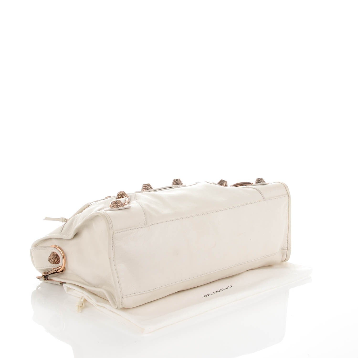 Balenciaga Agneau Giant 21 Rose Gold Hardware City White Light 4 of 10