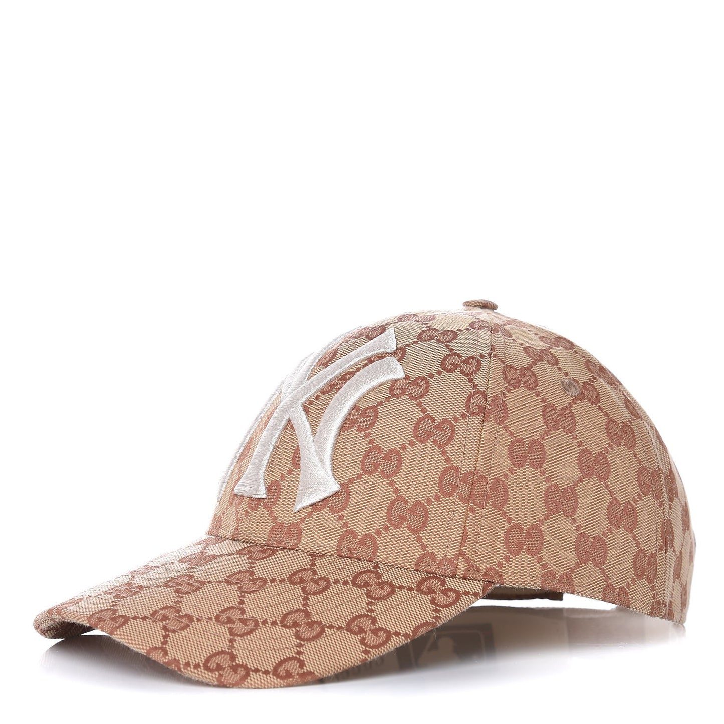 X MLB Monogram NY Yankees Baseball Hat 57-61 Beige Ruggine