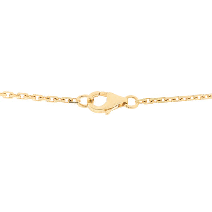 Cartier 18K Yellow Gold 3 Diamonds LOVE Pendant Necklace 4 of 6