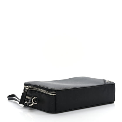 Prada Saffiano Travel Pouch Black 4 of 9