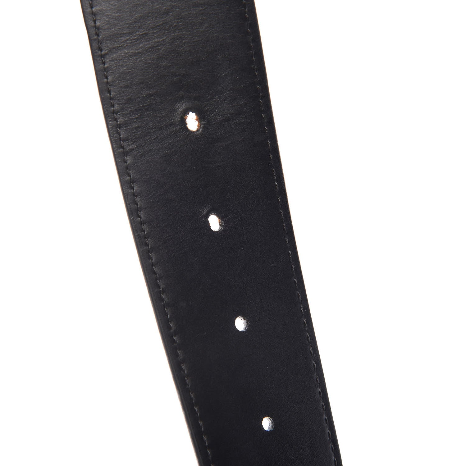 Louis Vuitton Calfskin Monogram 30mm LV Initiales Reversible Belt 80 32 Black 5 of 7