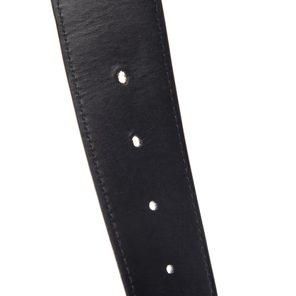 Louis Vuitton Calfskin Monogram 30mm LV Initiales Reversible Belt 80 32 Black 5 of 7