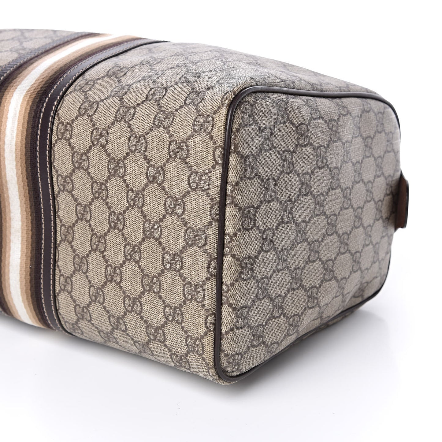 GG Plus Monogram Web Medium Joy Boston Dark Brown