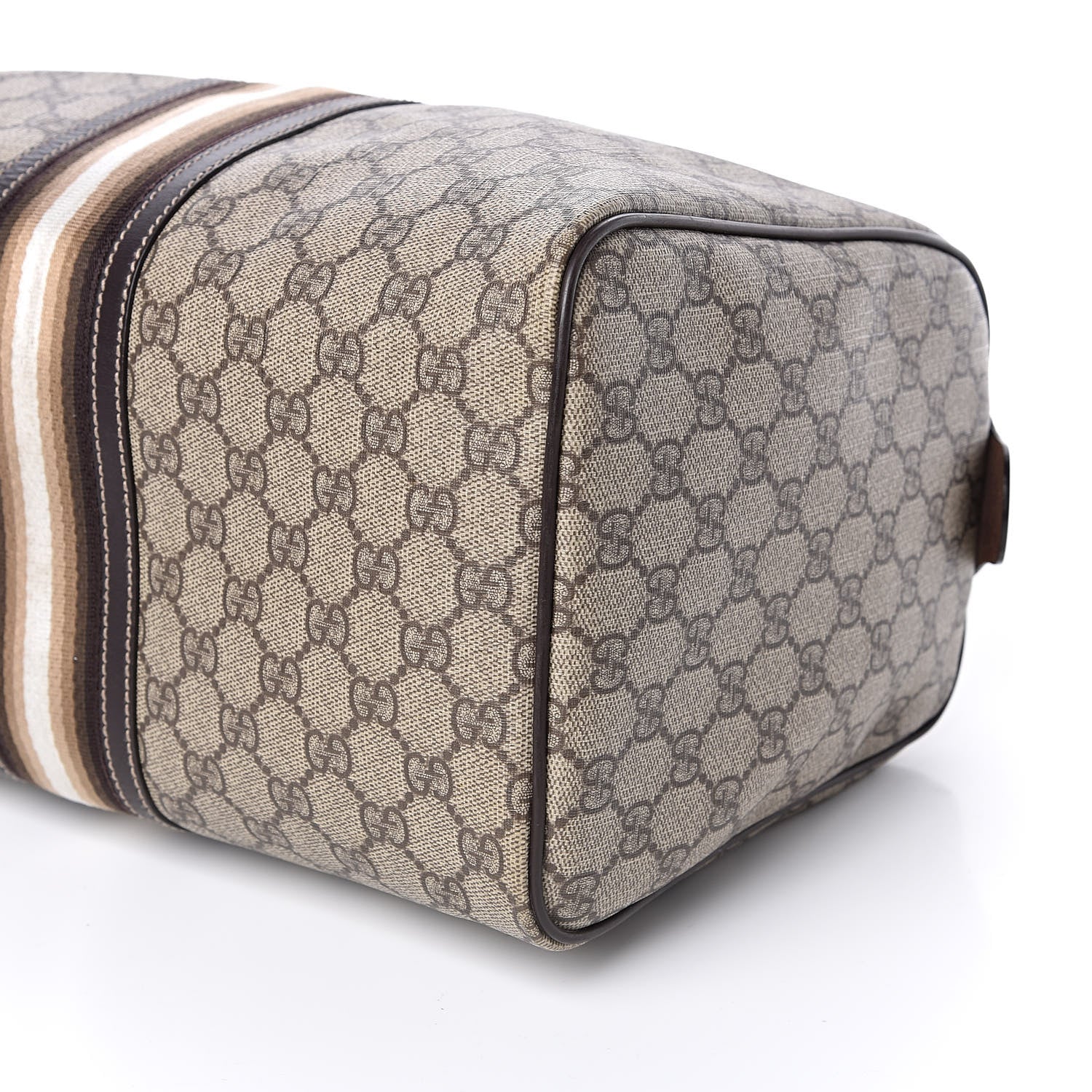 Gucci GG Plus Monogram Web Medium Joy Boston Dark Brown 9 of 10