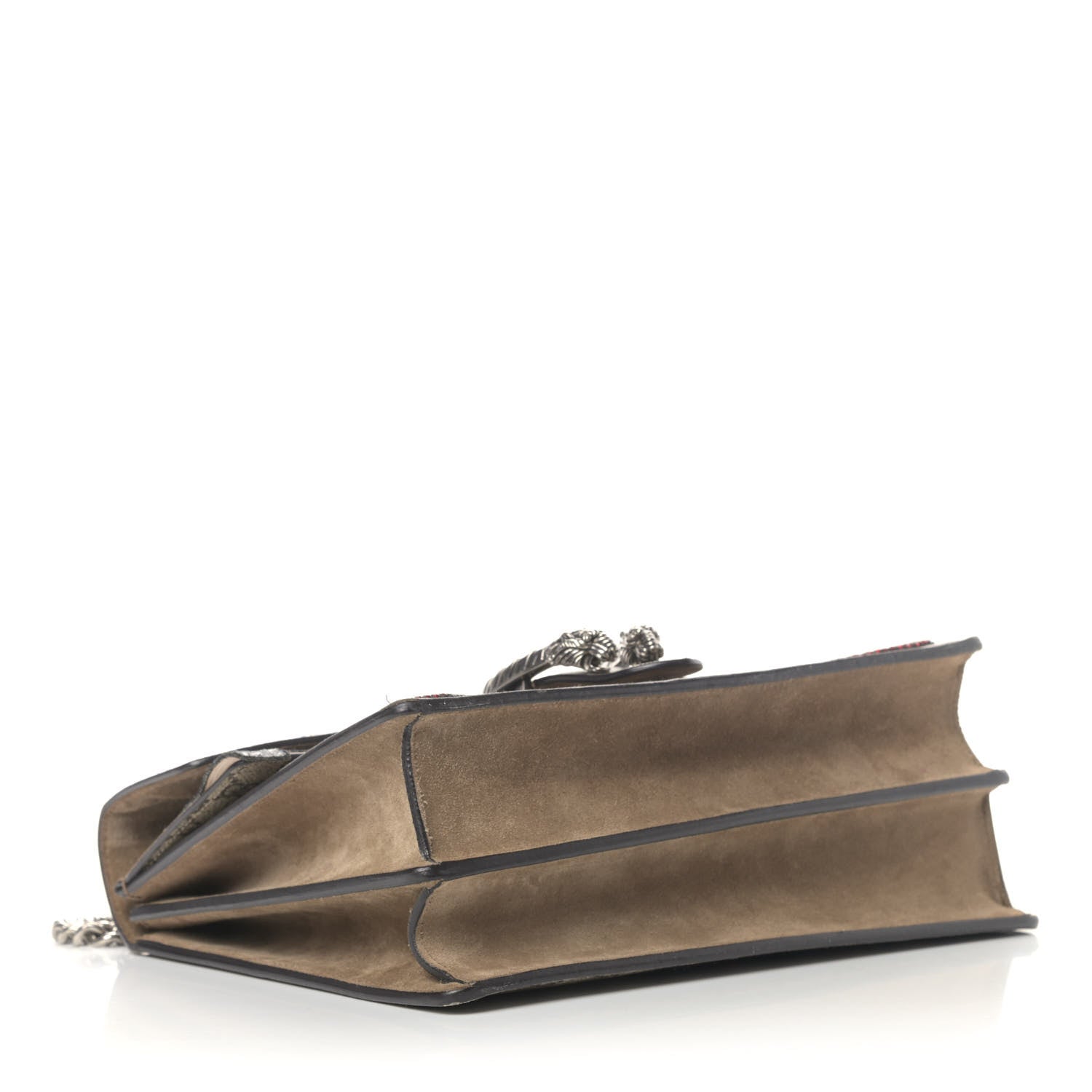 Gucci GG Supreme Monogram Lightning Embroidered Medium Dionysus Shoulder Bag Beige 3 of 7