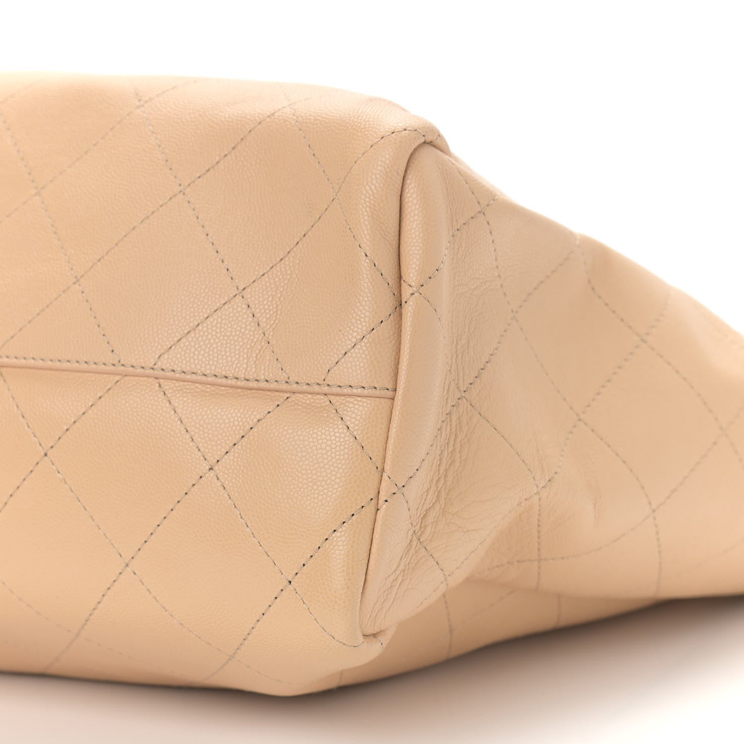 Chanel Caviar Stitched Large Shopping Tote Beige 9 of 12