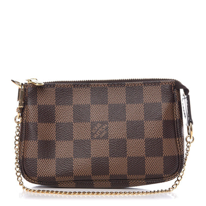 Louis Vuitton Damier Ebene Mini Pochette Accessories 1 of 8