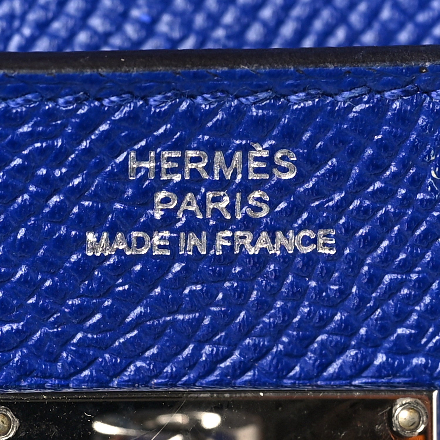 Hermes Epsom Kelly Longue Wallet Bleu Electrique 6 of 7
