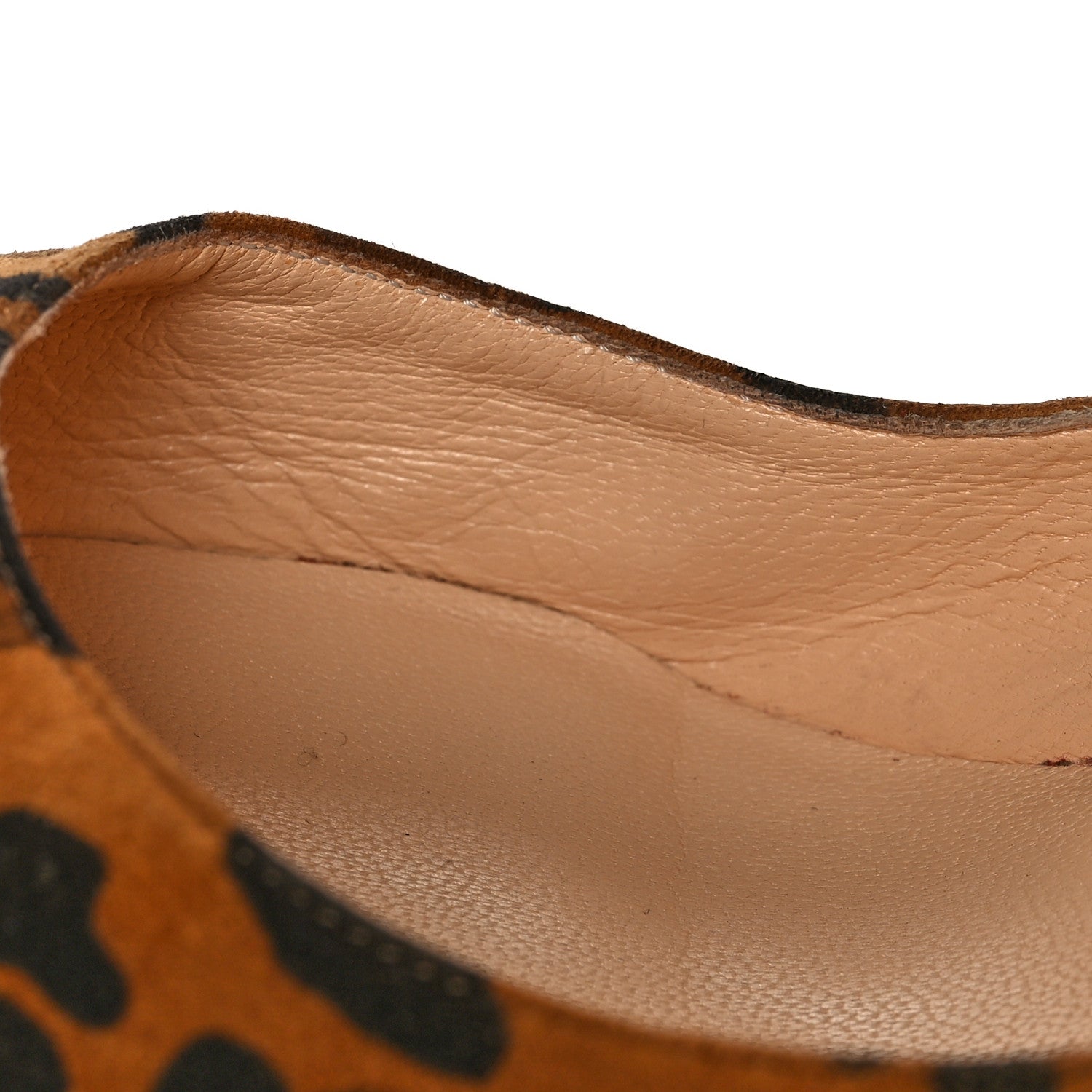 Christian Louboutin Veau Velours Leopard Clare 80 Pumps 38 Caramel 9 of 9
