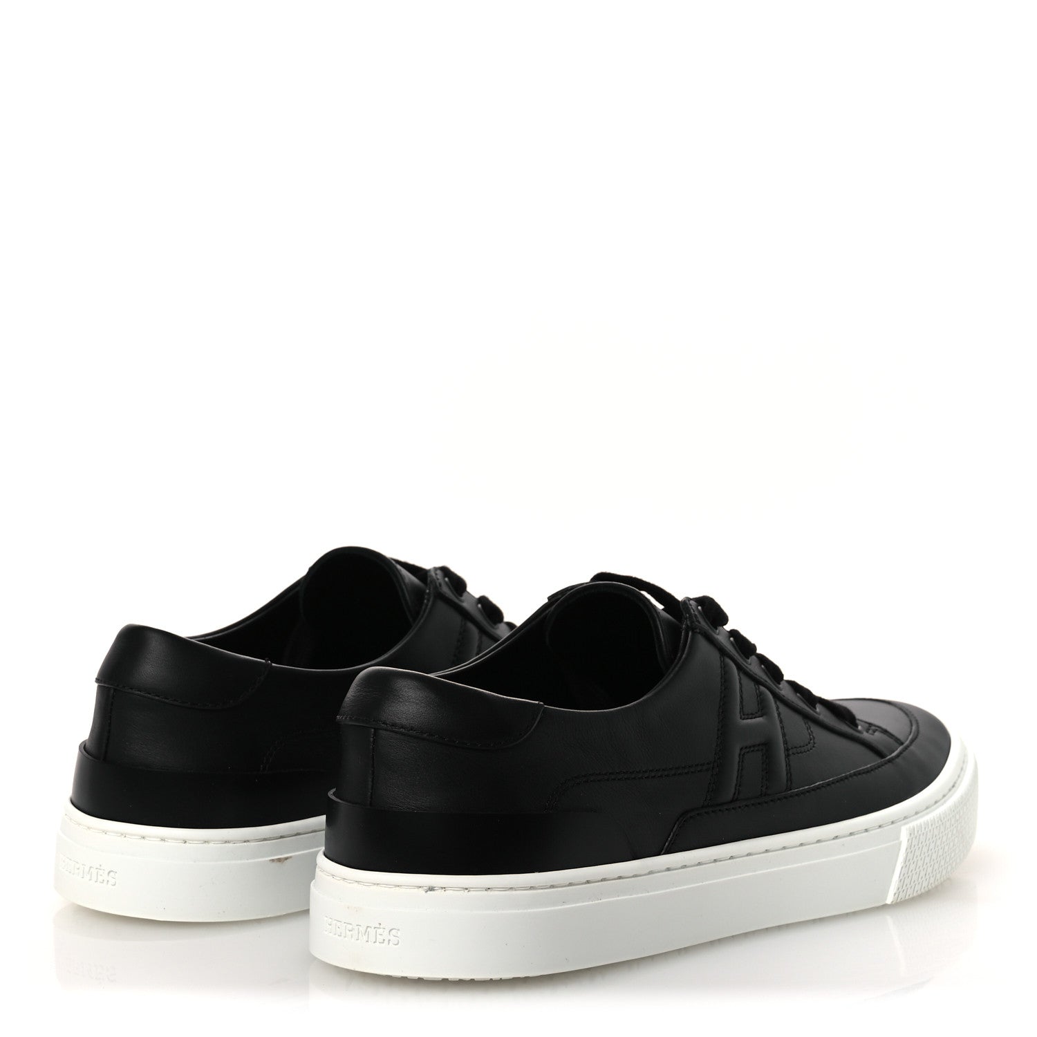 Hermes Calfskin Deep Sneakers 39 Black 5 of 11