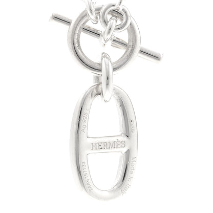 Hermes Sterling Silver Amulette Chaine d'Ancre Necklace 5 of 6