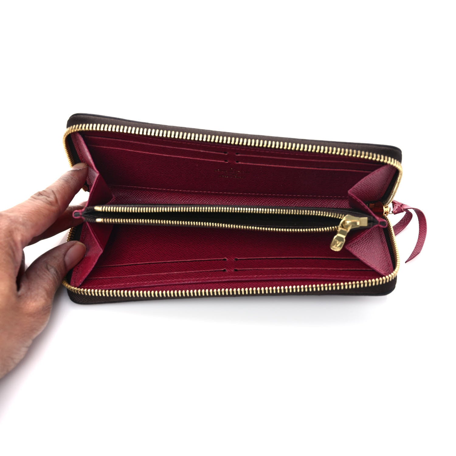 Louis Vuitton Monogram Clemence Wallet Fuchsia 5 of 8