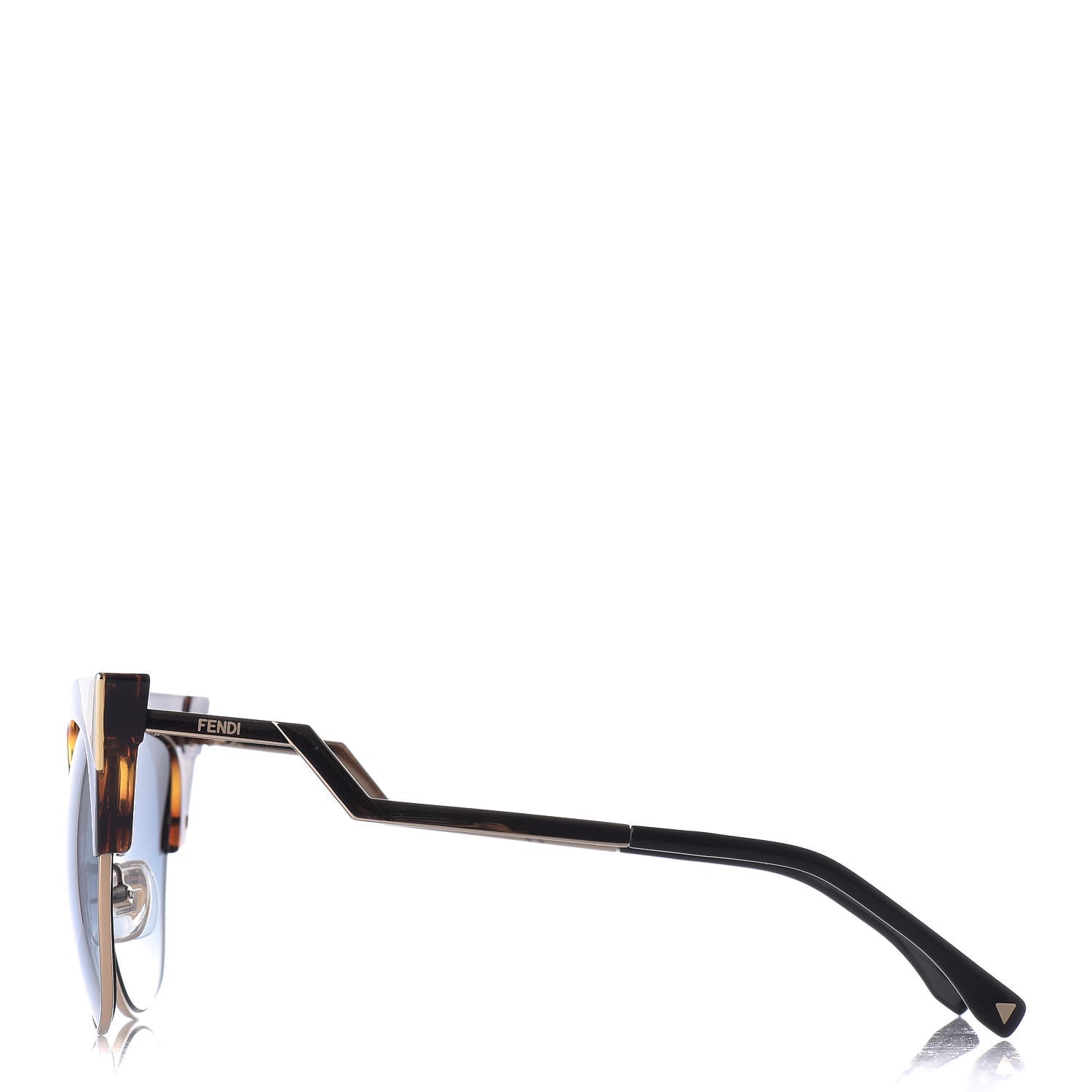 Fendi Iridia Cat Eye Sunglasses FF 00419/S Brown 3 of 7