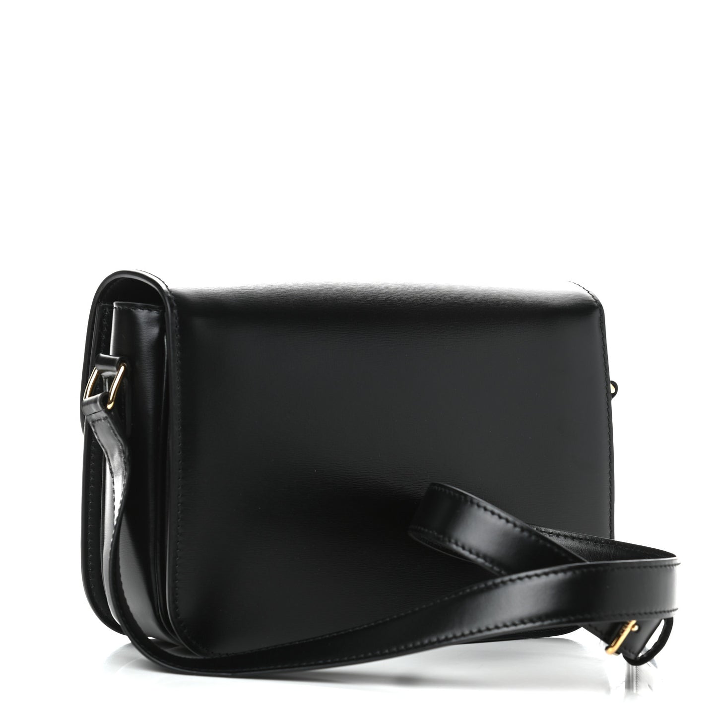 Shiny Calfskin Medium Triomphe Black