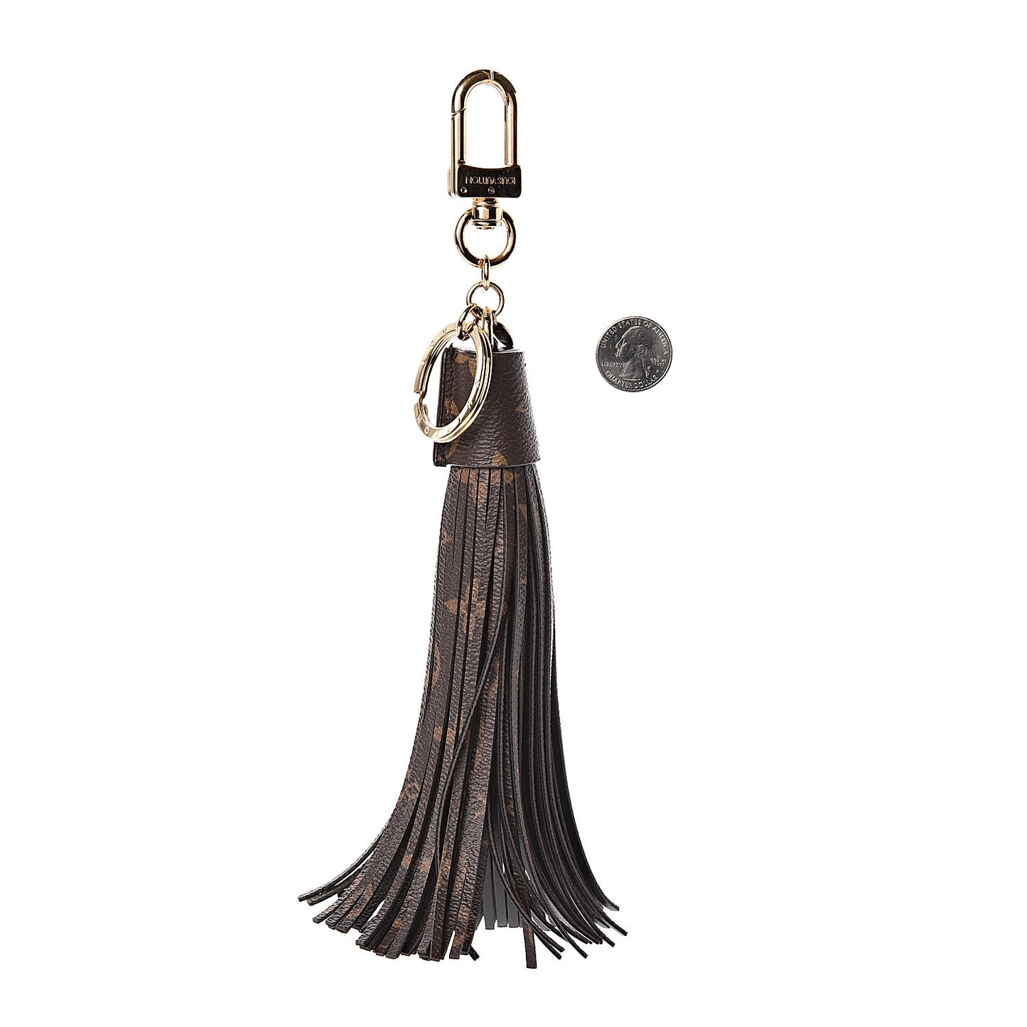 Monogram Tassel Bag Charm