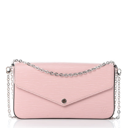 Louis Vuitton Epi Pochette Felicie Rose Ballerine 3 of 14