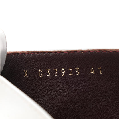 Chanel Calfskin CC Turnlock Lace Up Boots 41 White 9 of 11