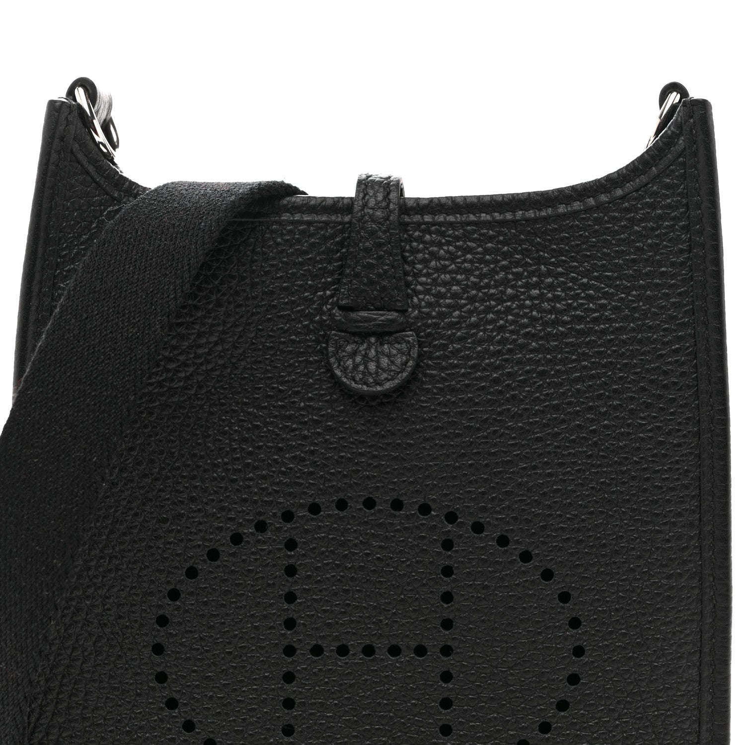 Hermes Taurillon Clemence Evelyne TPM Black 8 of 11