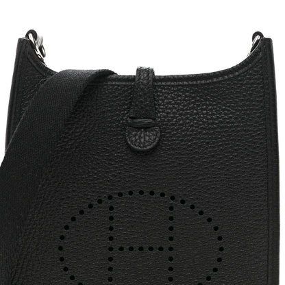 Hermes Taurillon Clemence Evelyne TPM Black 8 of 11