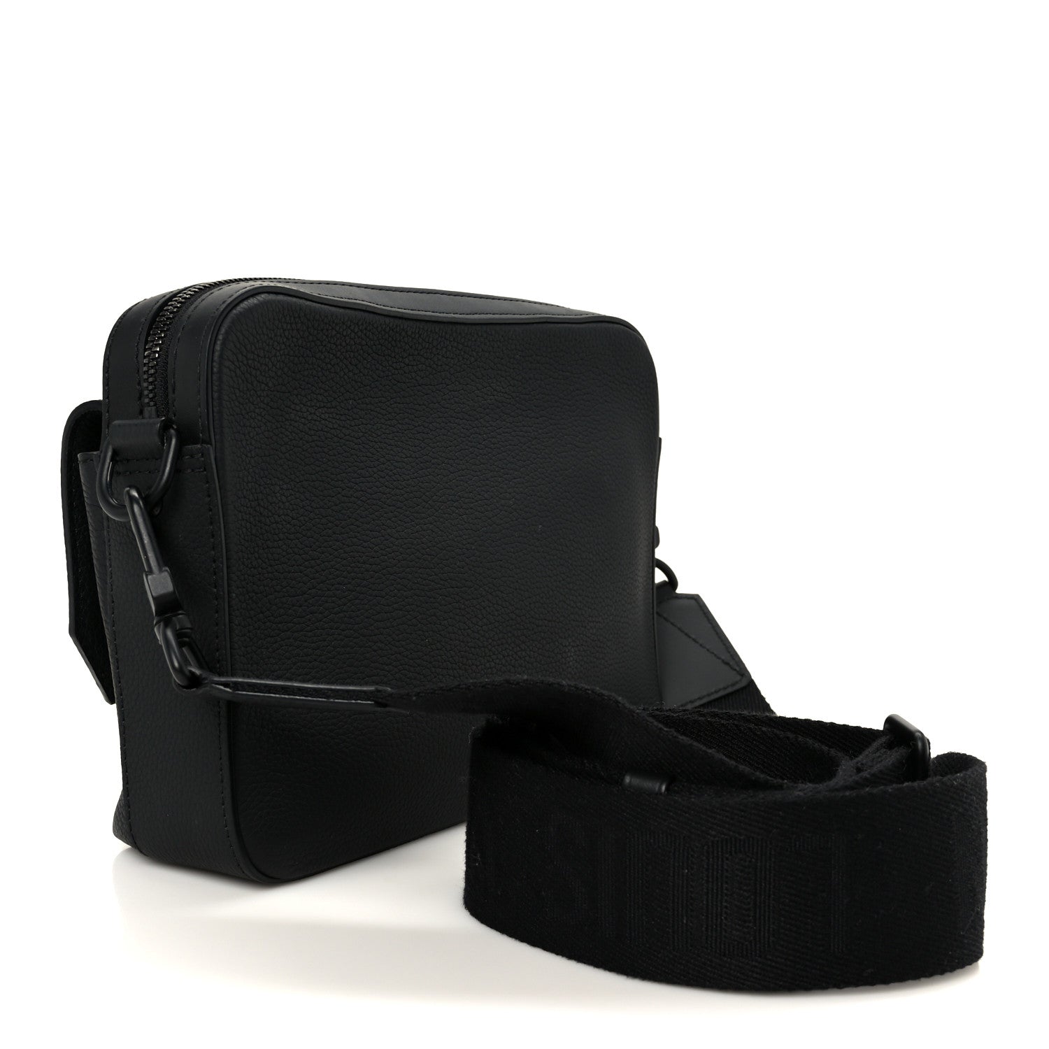 Louis Vuitton Calfskin Aerogram Fastline Messenger Black 3 of 10