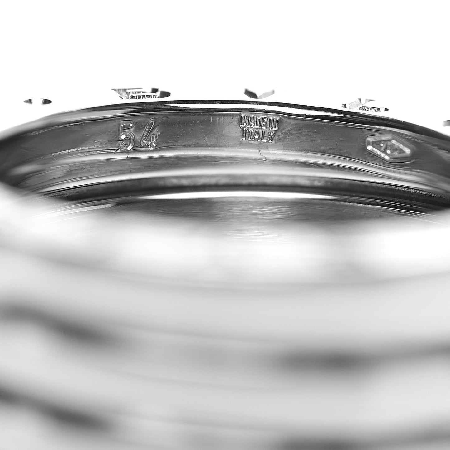 18K White Gold B.Zero1 Four-Band Ring 54 6.75