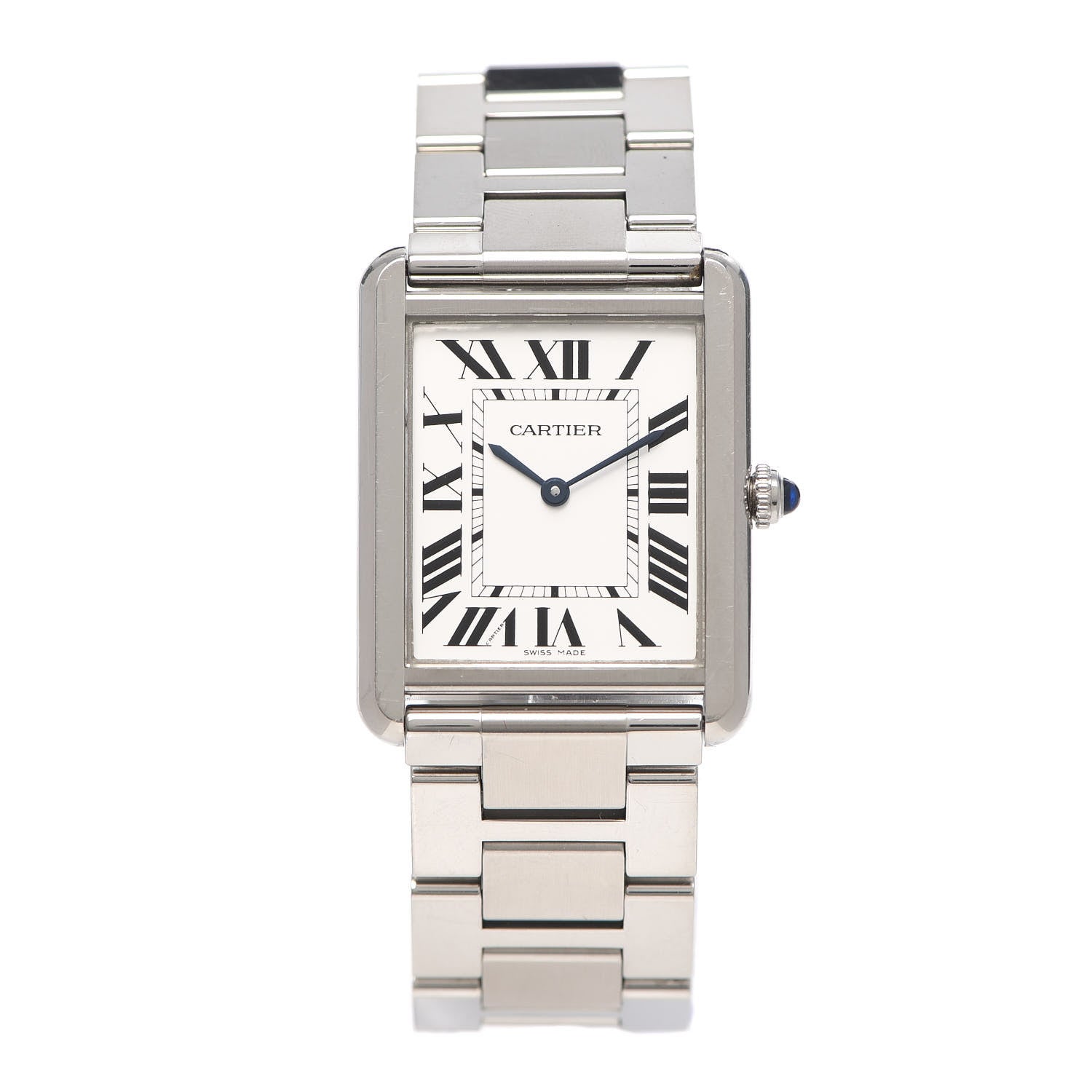 Cartier Stainless Steel 27mm Tank Solo Quartz Watch 1 of 7