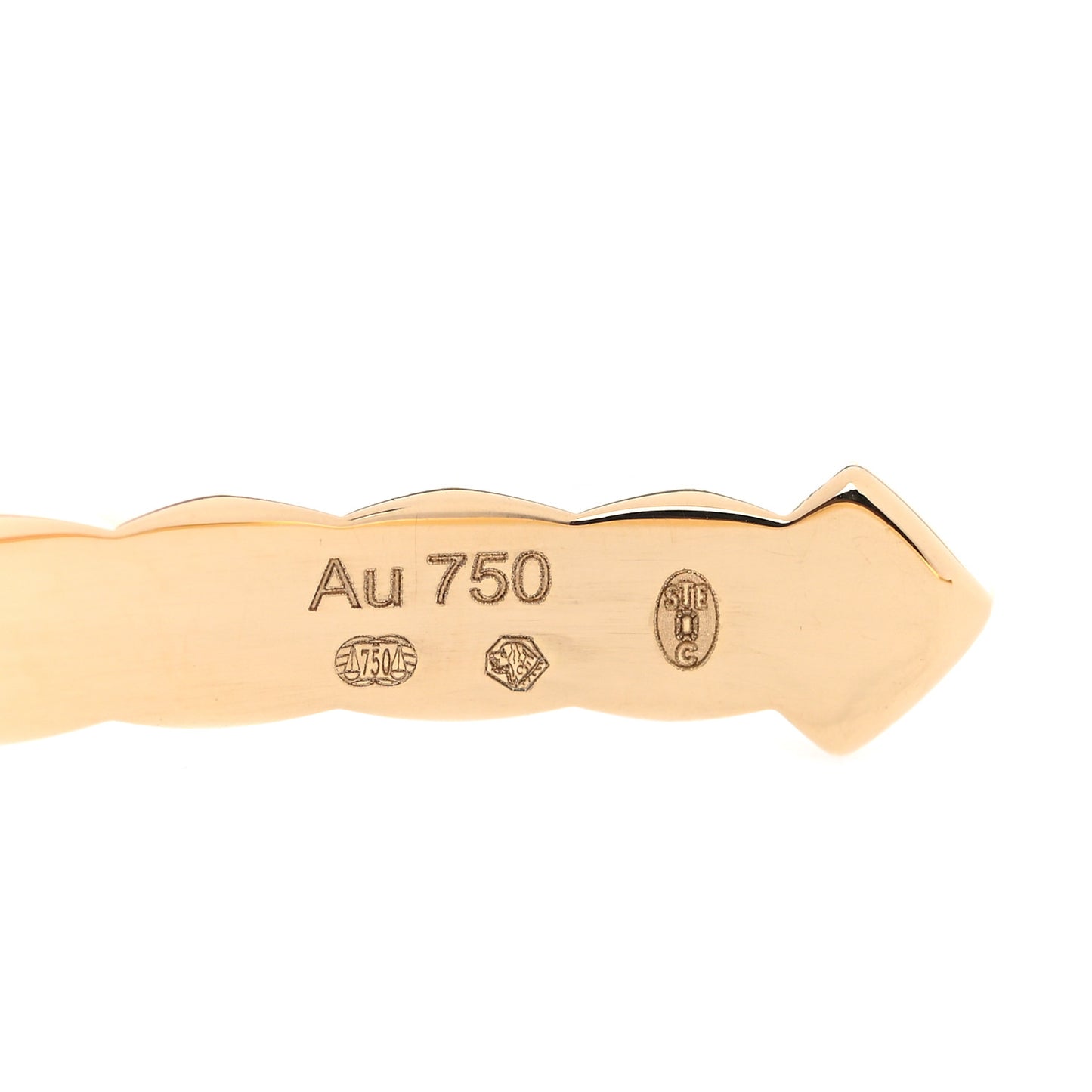 18K Yellow Gold Coco Crush Cuff Bracelet XS