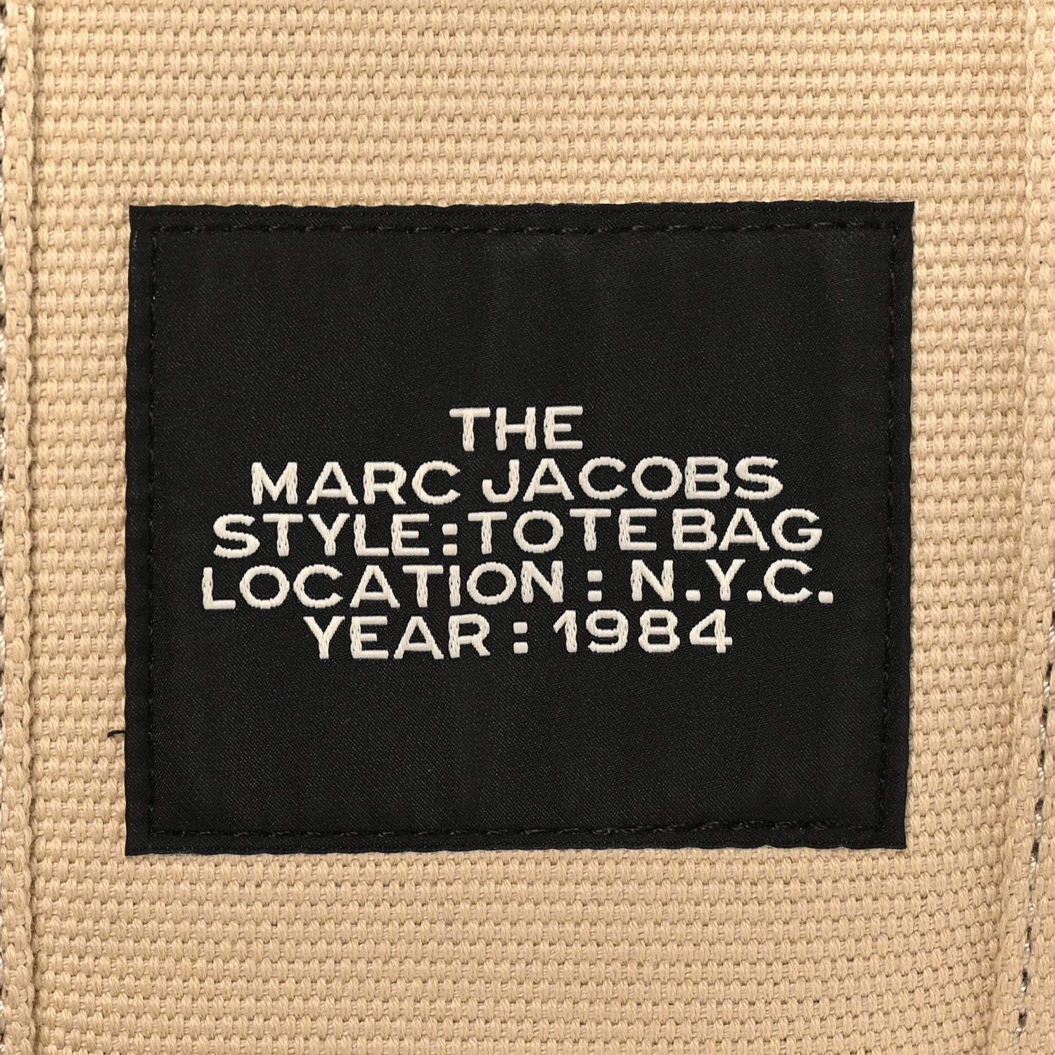 Marc Jacobs Jacquard Small The Traveler Tote Bag Warm Sand 1853124