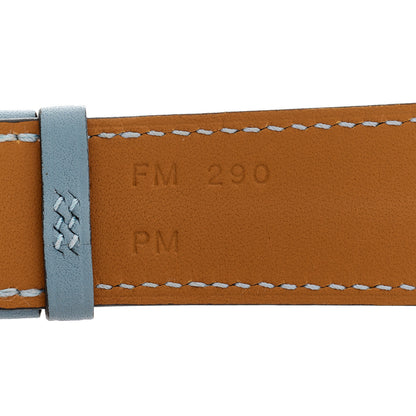 Hermes Swift 45mm Apple Watch Single Tour Band Bleu Lin 3 of 6