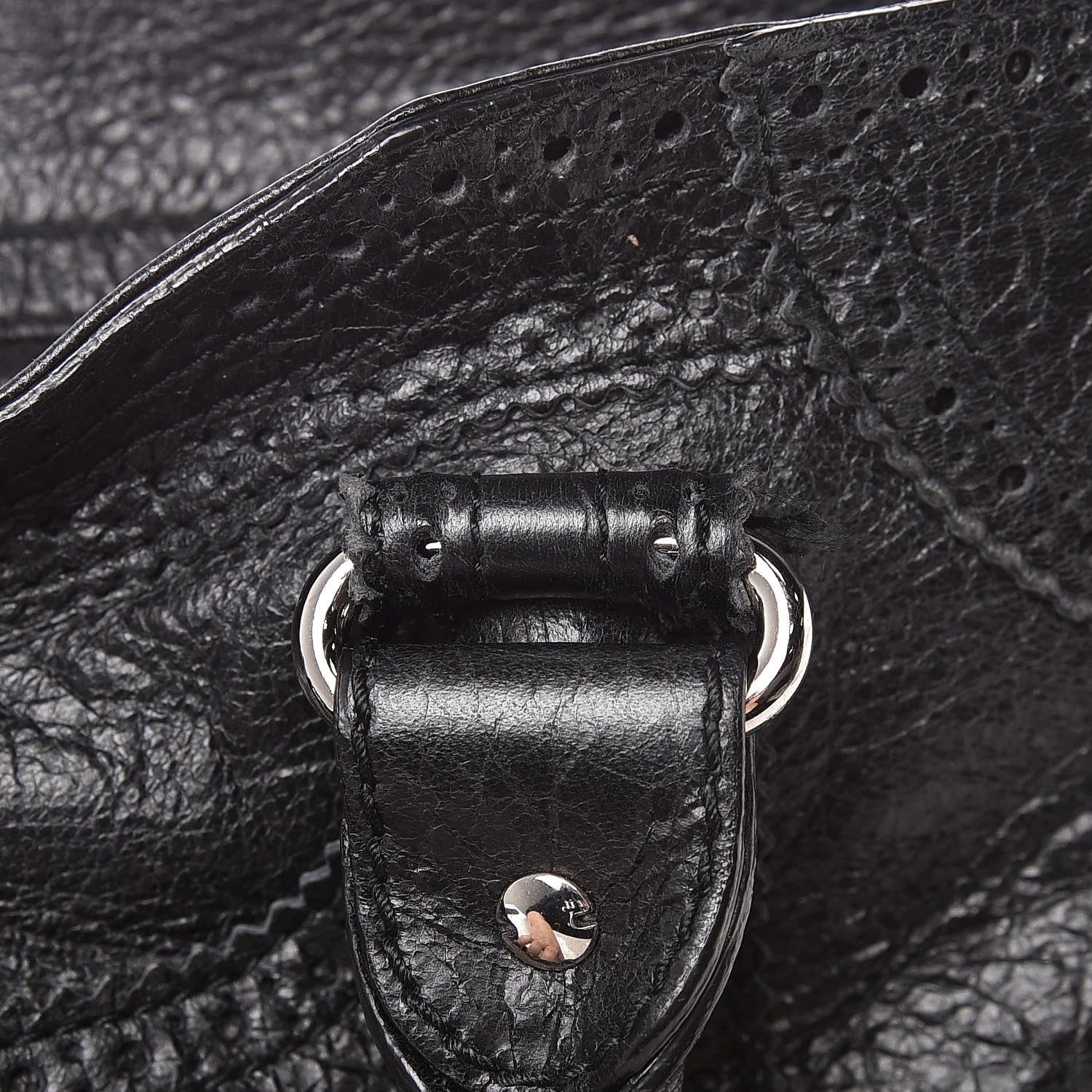 Balenciaga Agneau Giant Brogues Hardware Velo Black 16 of 22