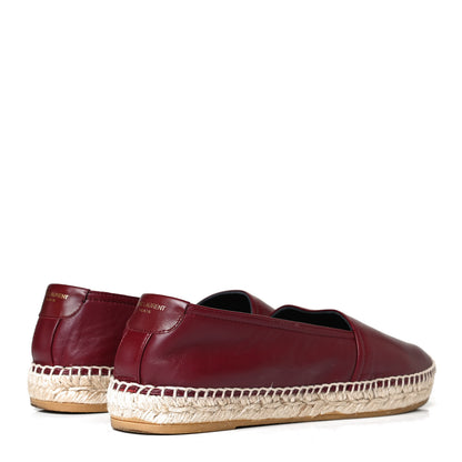 Saint Laurent Nappa Vendome Monogram Espadrilles 37 Barolo 4 of 11