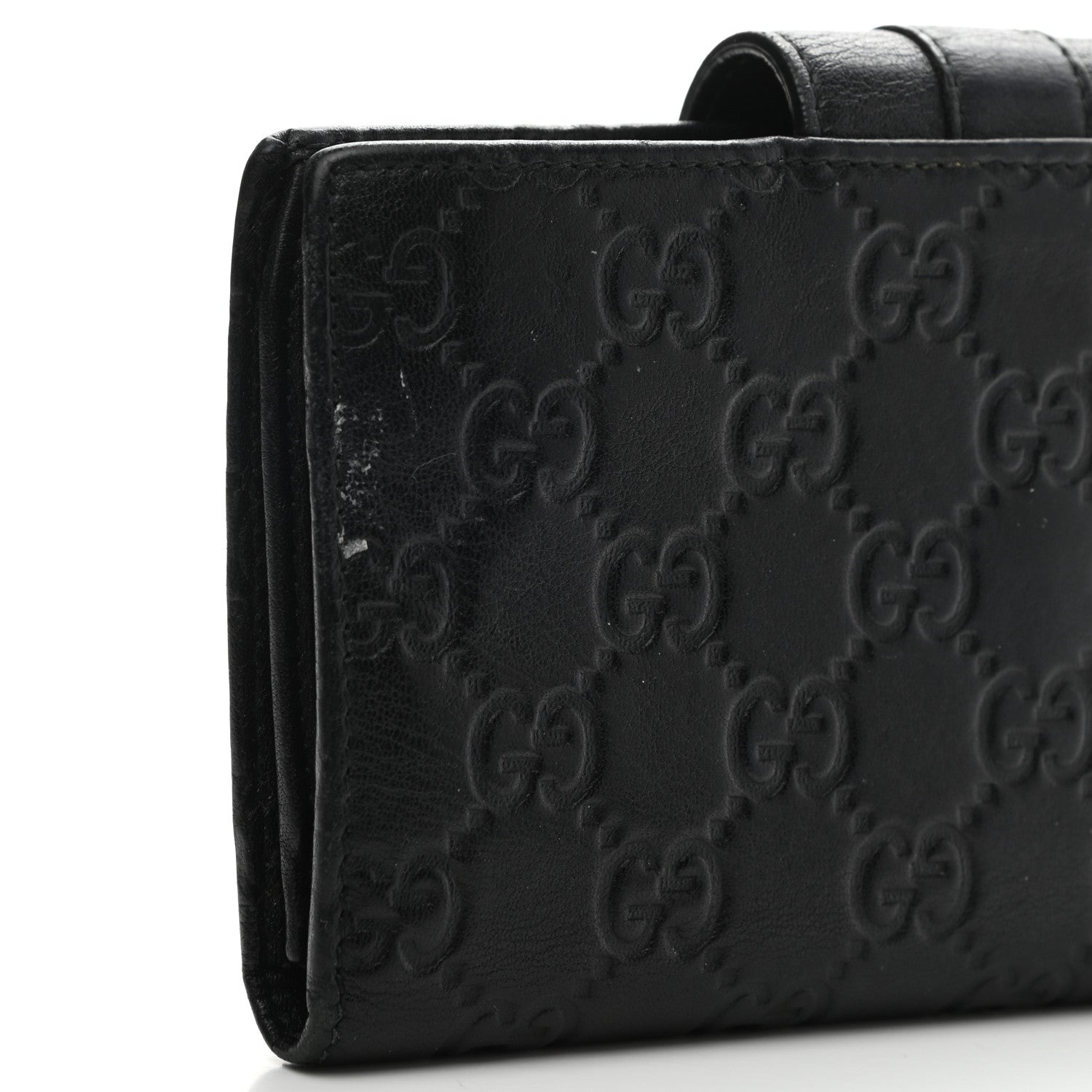 Gucci Guccissima Ladies Web Long Wallet Black 11 of 15