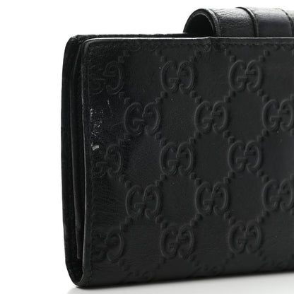 Gucci Guccissima Ladies Web Long Wallet Black 11 of 15