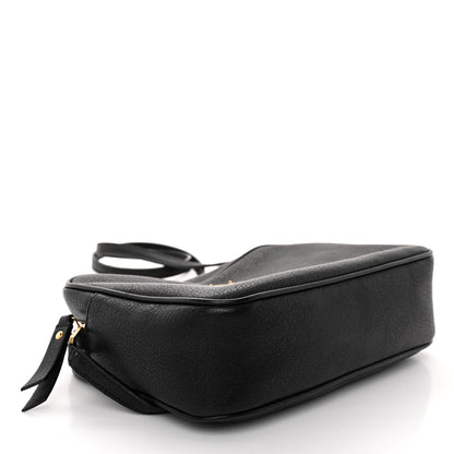 Saint Laurent Grained Lambskin Monogram Lou Camera Bag Black 4 of 14