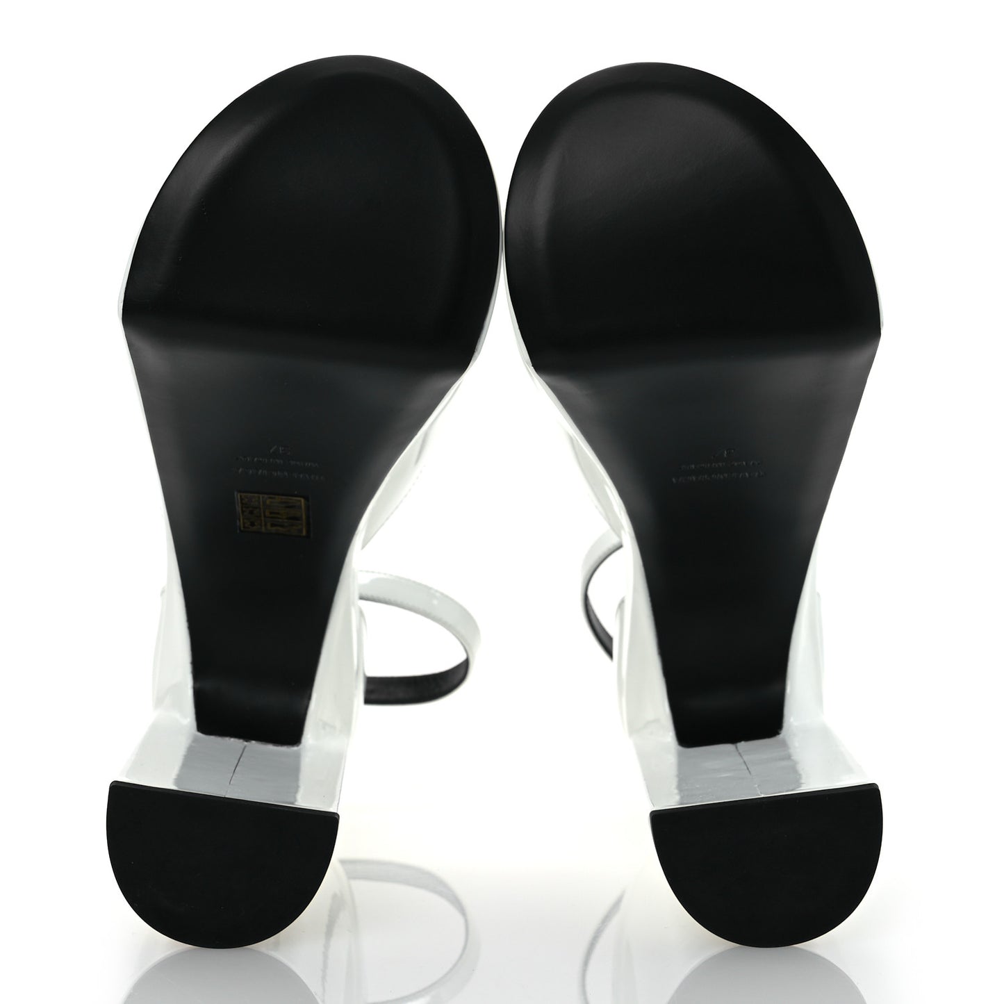 Patent Camden 160mm Platform Pumps 37 White