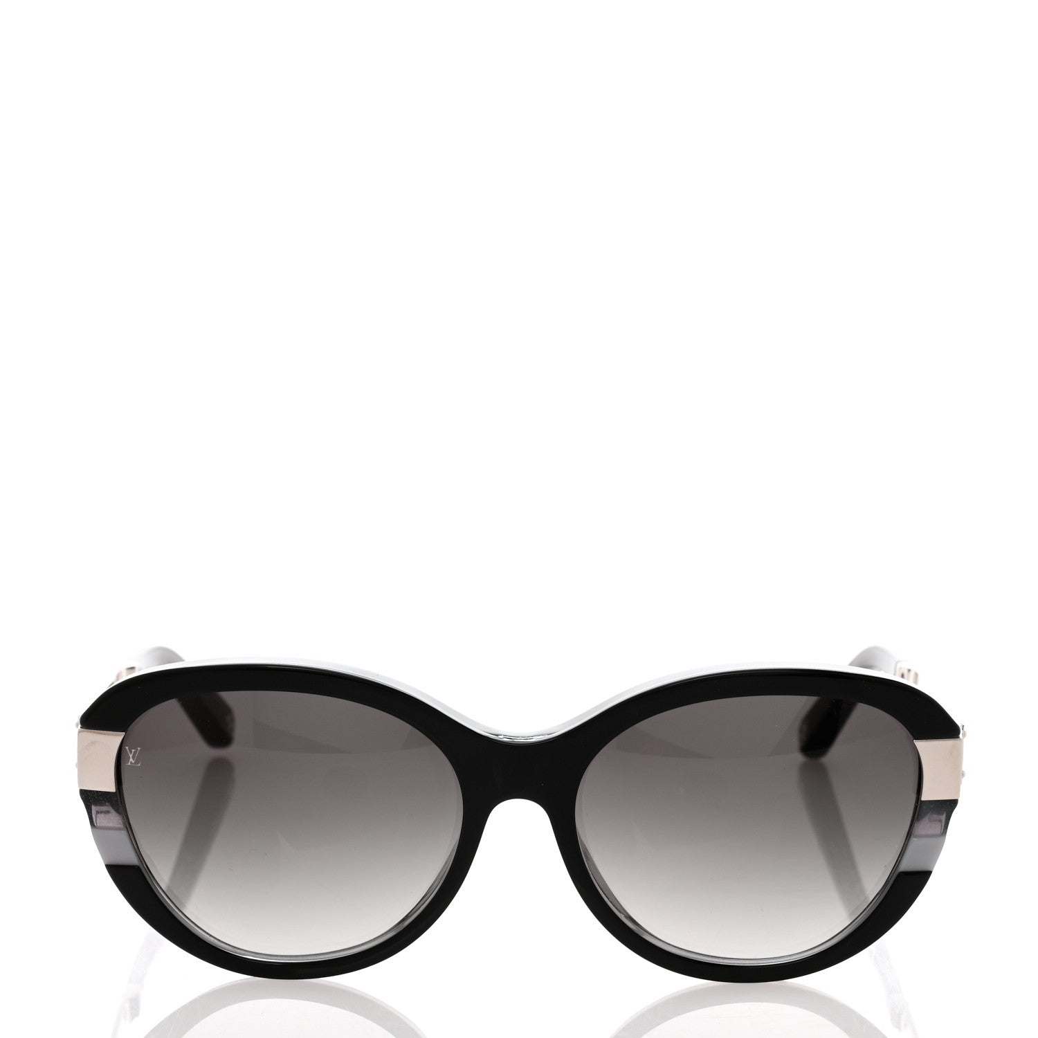 Louis Vuitton Acetate Petit Soupcon Cat Eye Sunglasses Z0489W Black 2 of 8