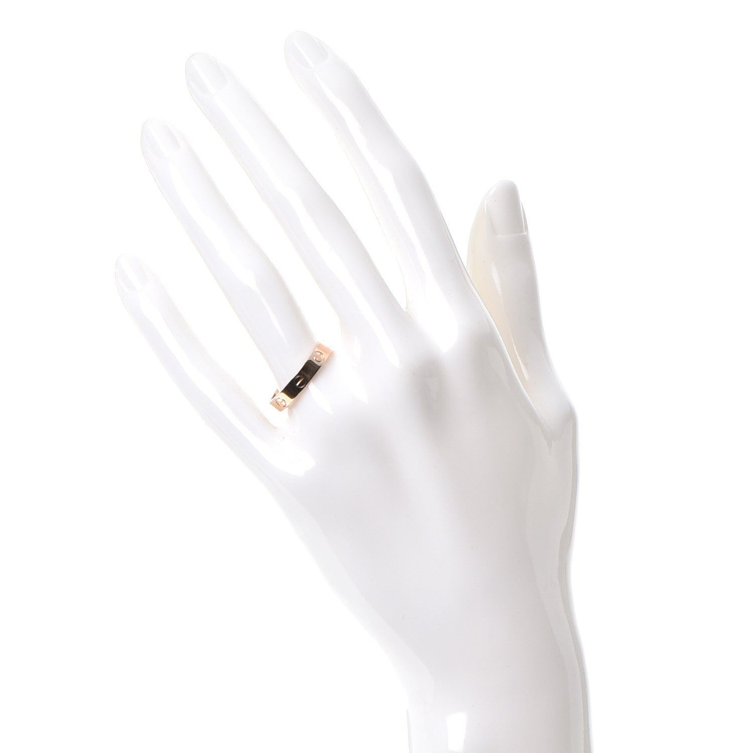 Cartier 18K Pink Gold 3.5mm LOVE Wedding Band Ring 56 7.5 2 of 5