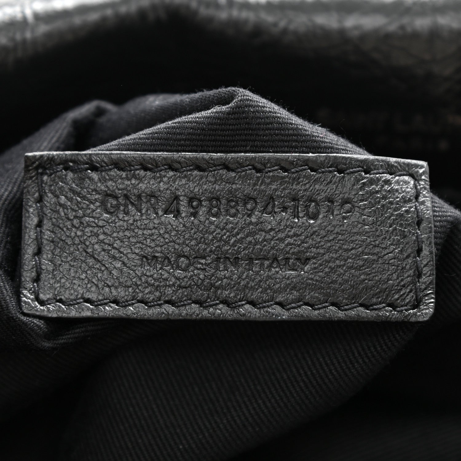 Saint Laurent Crinkled Calfskin Matelasse Monogram Medium Niki Chain Satchel Black 7 of 8