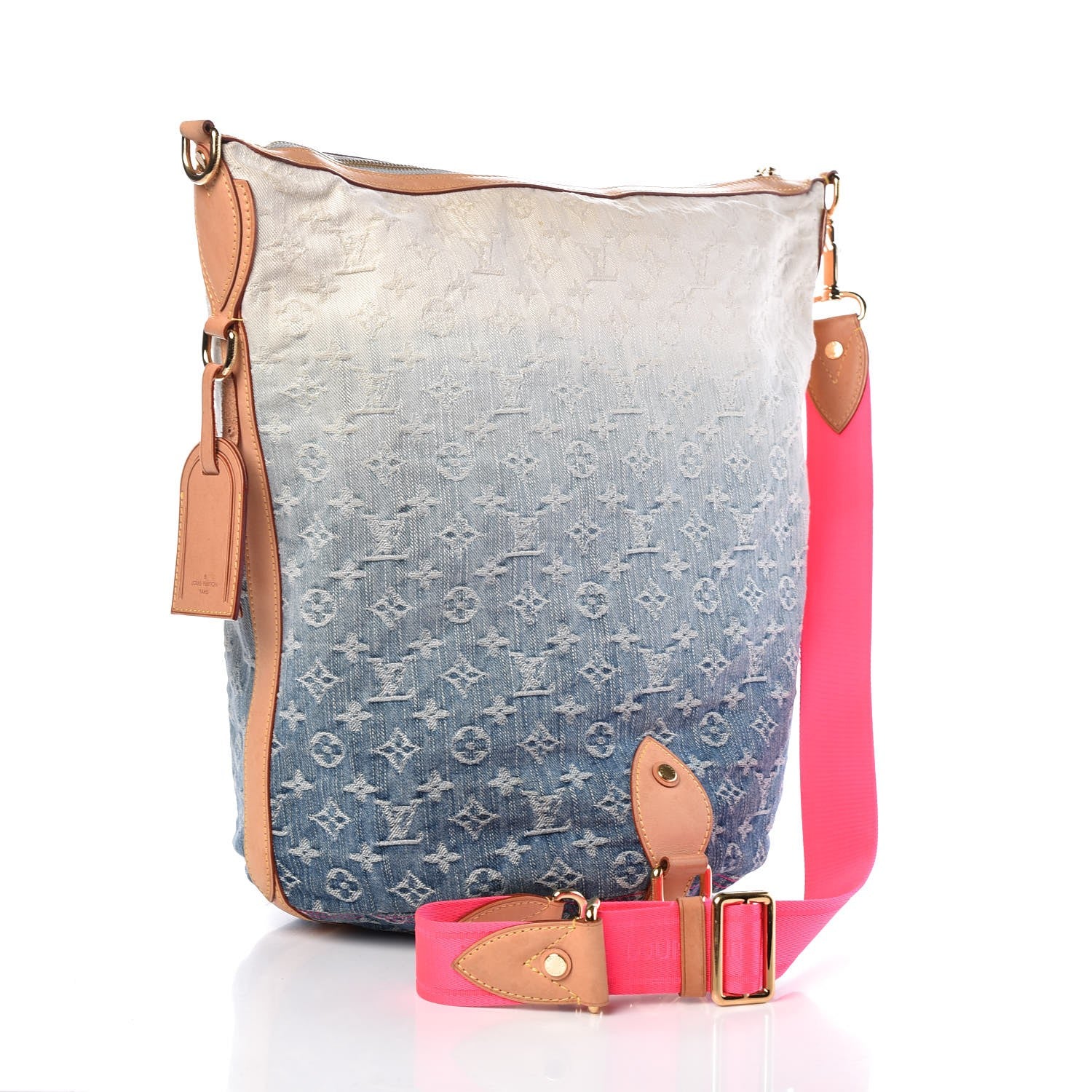 Louis Vuitton Denim Sunburst PM Messenger Blue 4 of 8