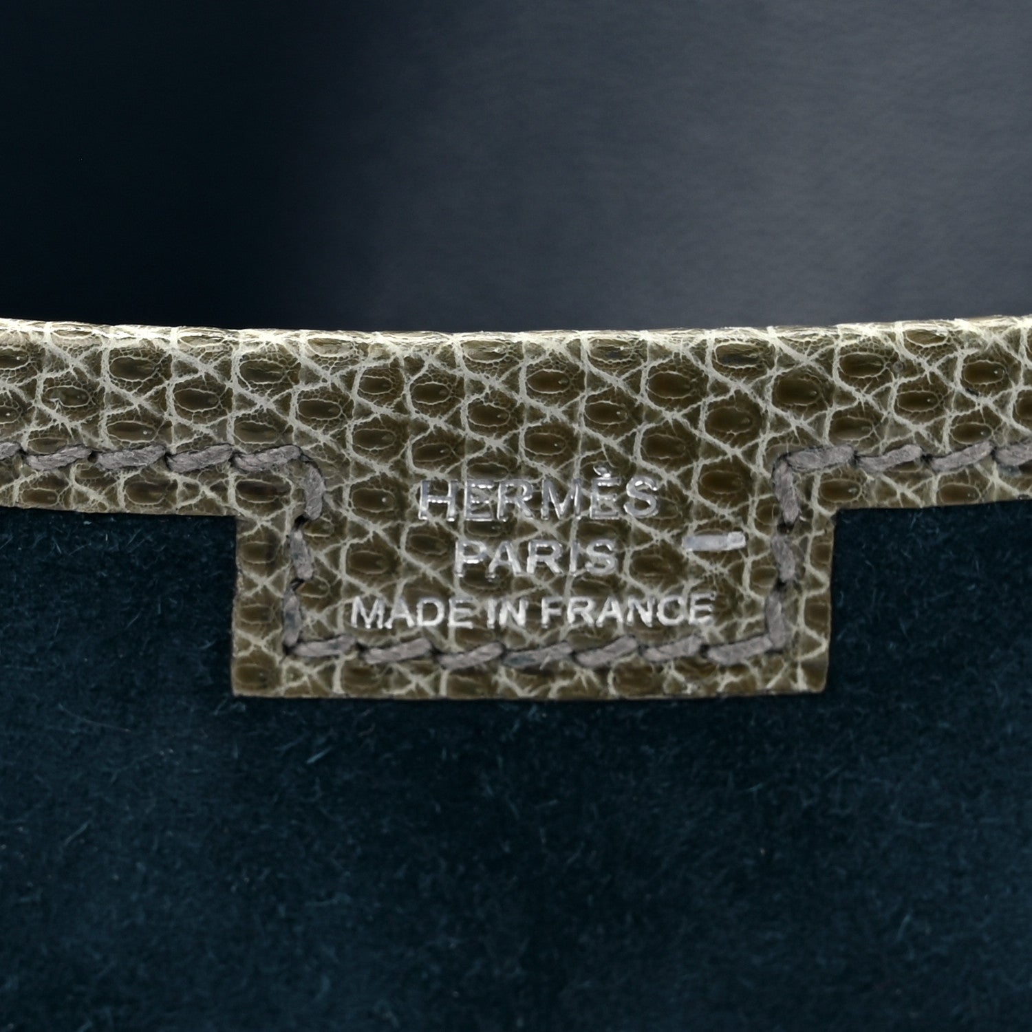 Hermes Veau Doblis Lizard Jige Elan 29 Clutch Bleu Ocean 6 of 9