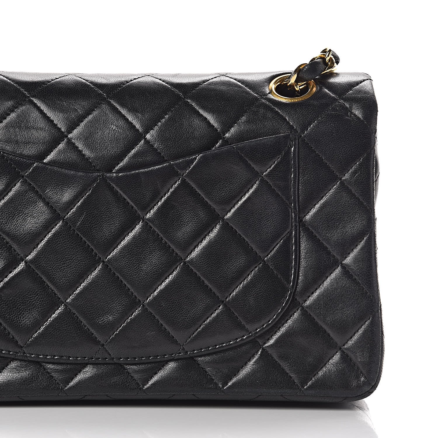 Chanel Lambskin Quilted Small Double Flap Black 23 of 23
