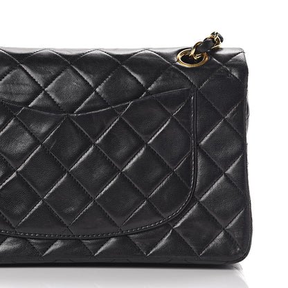 Chanel Lambskin Quilted Small Double Flap Black 23 of 23