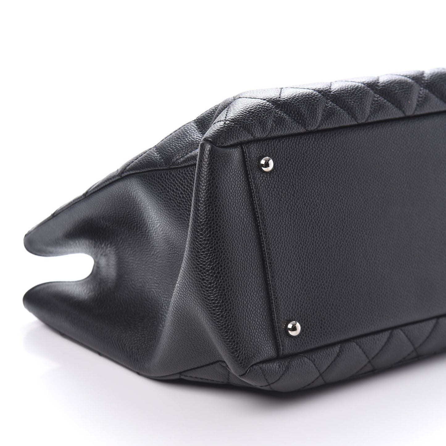 Caviar Quilted XL Grand Shopping Tote GST Black