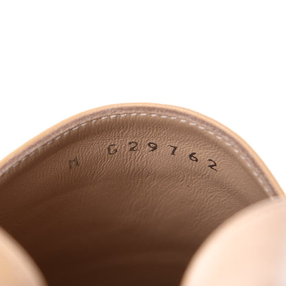 Chanel Lambskin CC Espadrilles 38 Beige Black 10 of 11