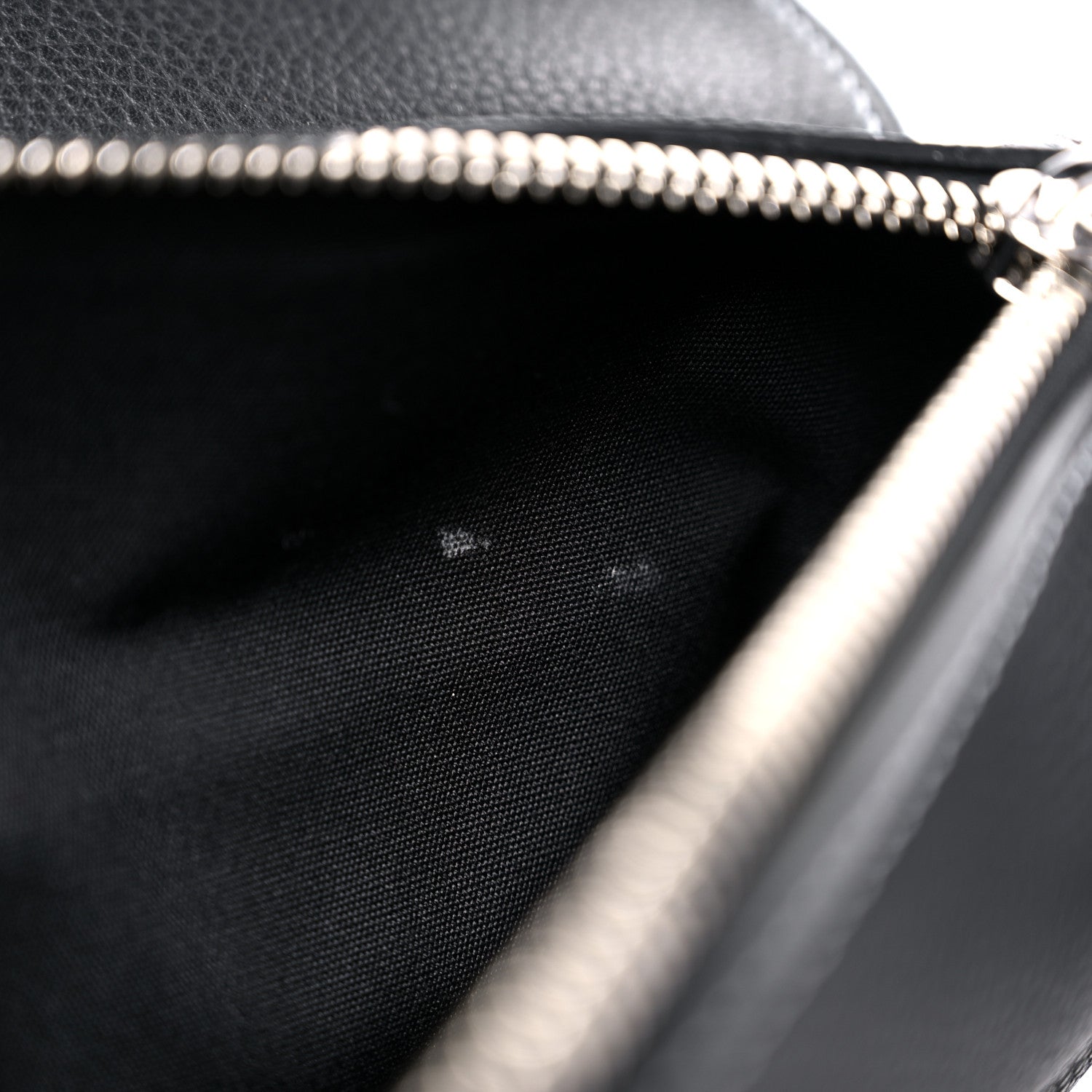 Christian Dior Grained Calfskin Kim Jones Saddle Bag Black 8 of 12