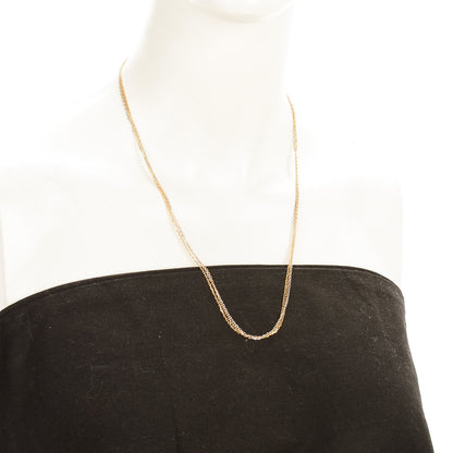 Cartier 18K Pink Yellow White Gold Three Chain Necklace 2 of 5