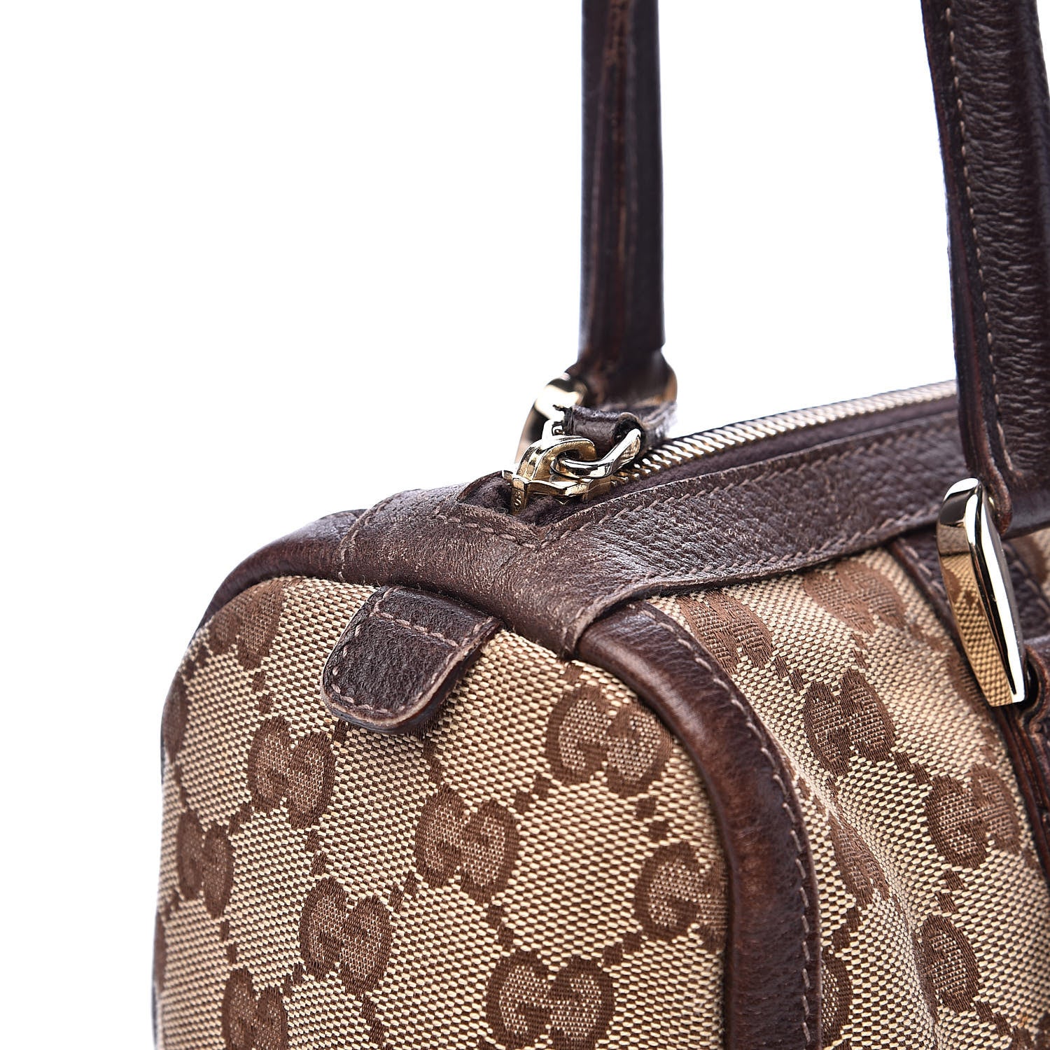 Gucci Monogram Small Abbey Boston Dark Brown 16 of 19